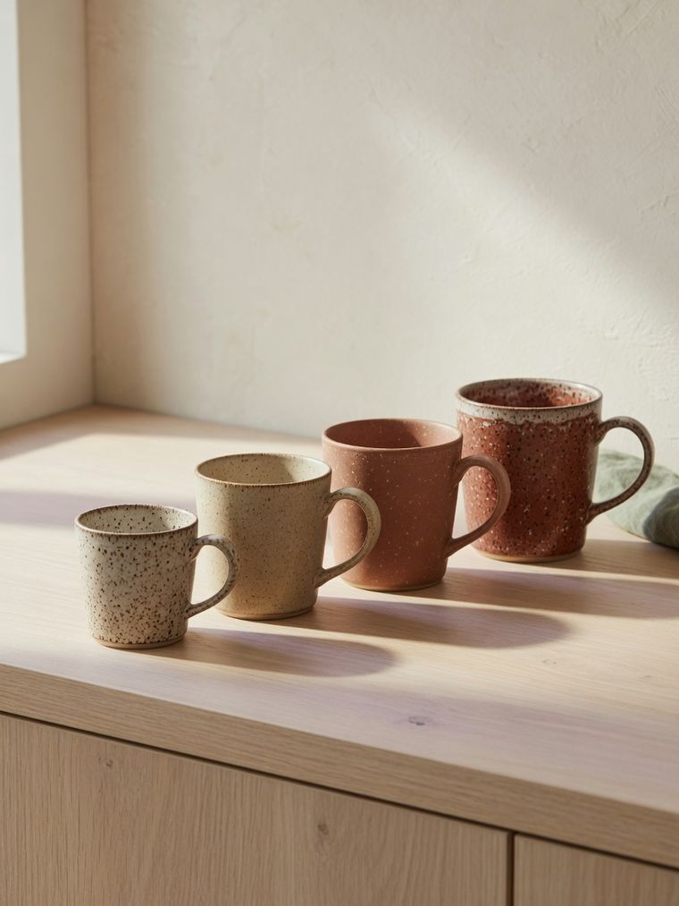 Ceramic Mug Set of 4