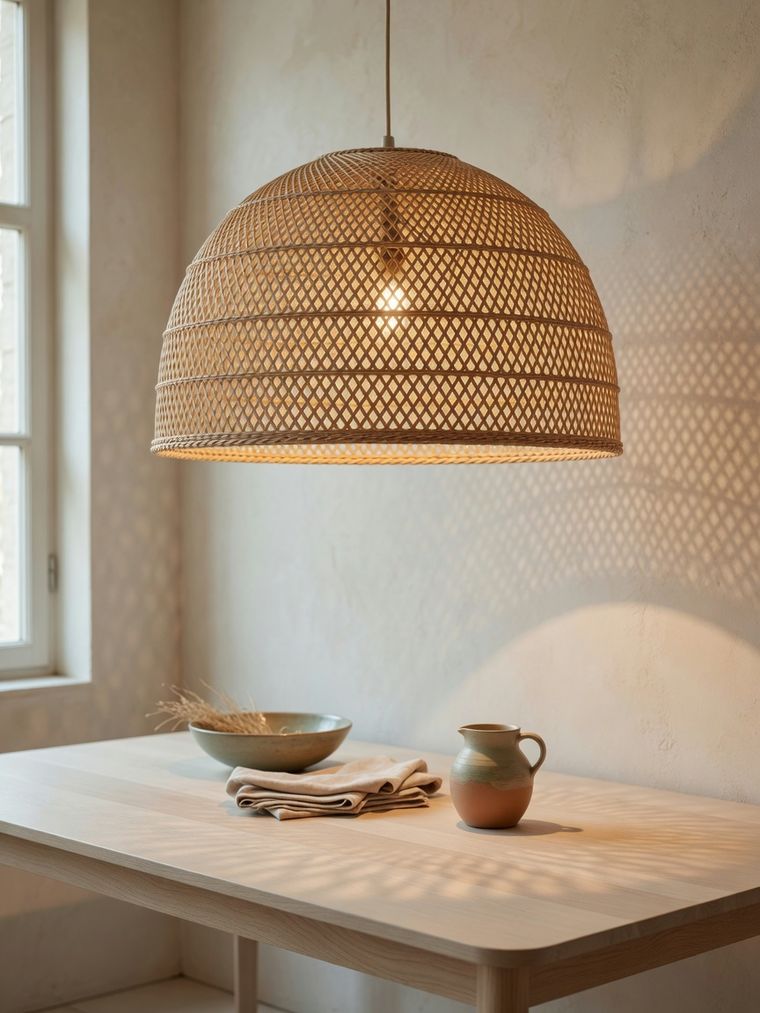 Rattan Pendant Light