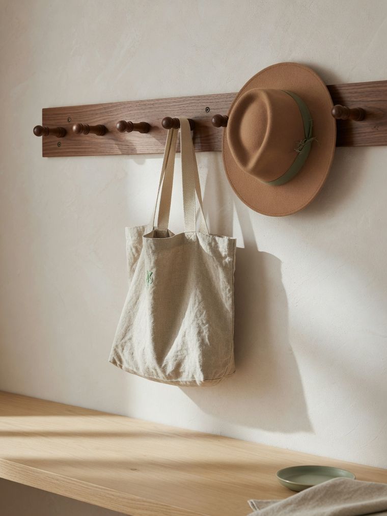 Walnut Coat Rack